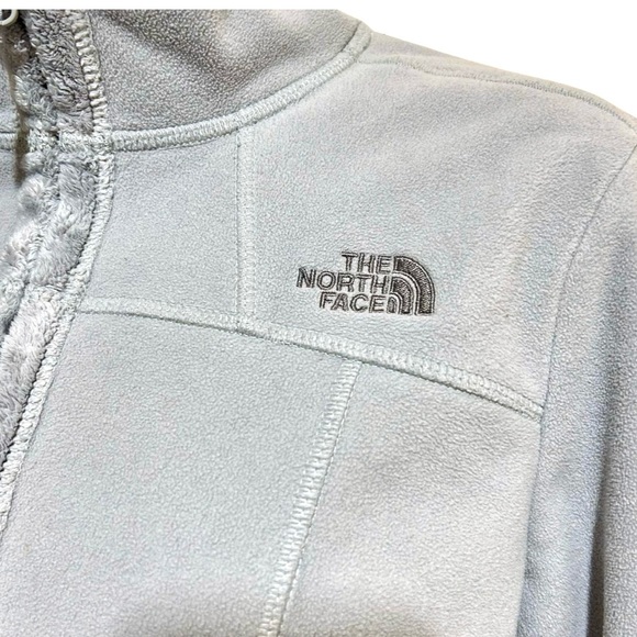 THE NORTH FACE MORNINGSIDE FLEECE FULL ZIP JACKET SIZE M LIGHT GRAY - Picture 3 of 8